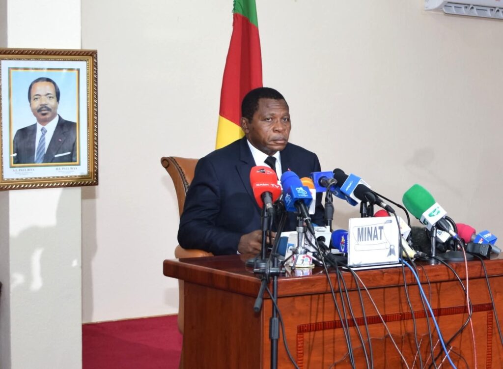 Atanga Nji Warns Citizens: “Stay Calm or Face the Law” — As Cameroon Boils Over Suspected Election Fraud