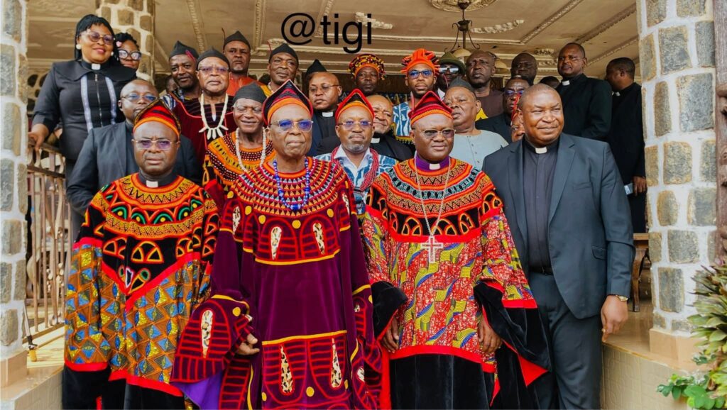 Red Feather and Regalia: Fon of Bali Honours Presbyterian Church Leaders
